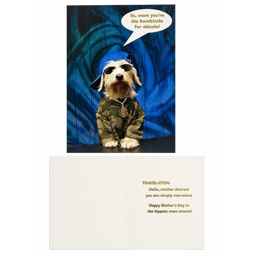 Papyrus Funny Mother’s Day Card with Envelope Dog Bombizzle